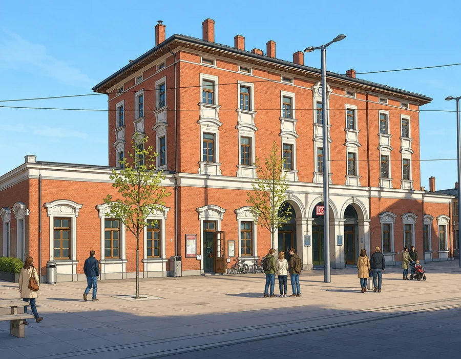 Munich Pasing station building.